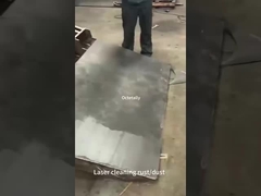 Máquina de limpeza manual a laser para remoção de ferrugem