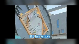 Máquina de levantamento do recipiente