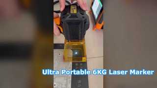 Marcador a laser portátil 6KG | Para gravação no local e em oficina